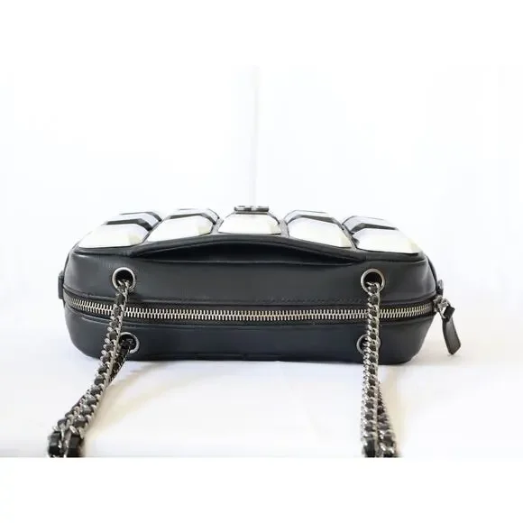 Chanel Art Camera Bag 14S Rare 2014 Ombre Plexiglass Leather Pop CC Authentic - Picture 9 of 15